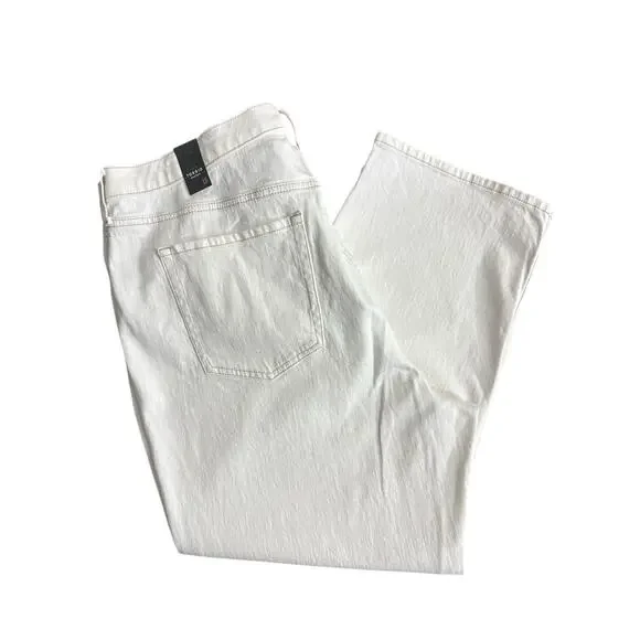 Torrid White High Rise Cropped Ankle Stretch Denim Jeans Size 18 NWOT - Picture 6 of 10